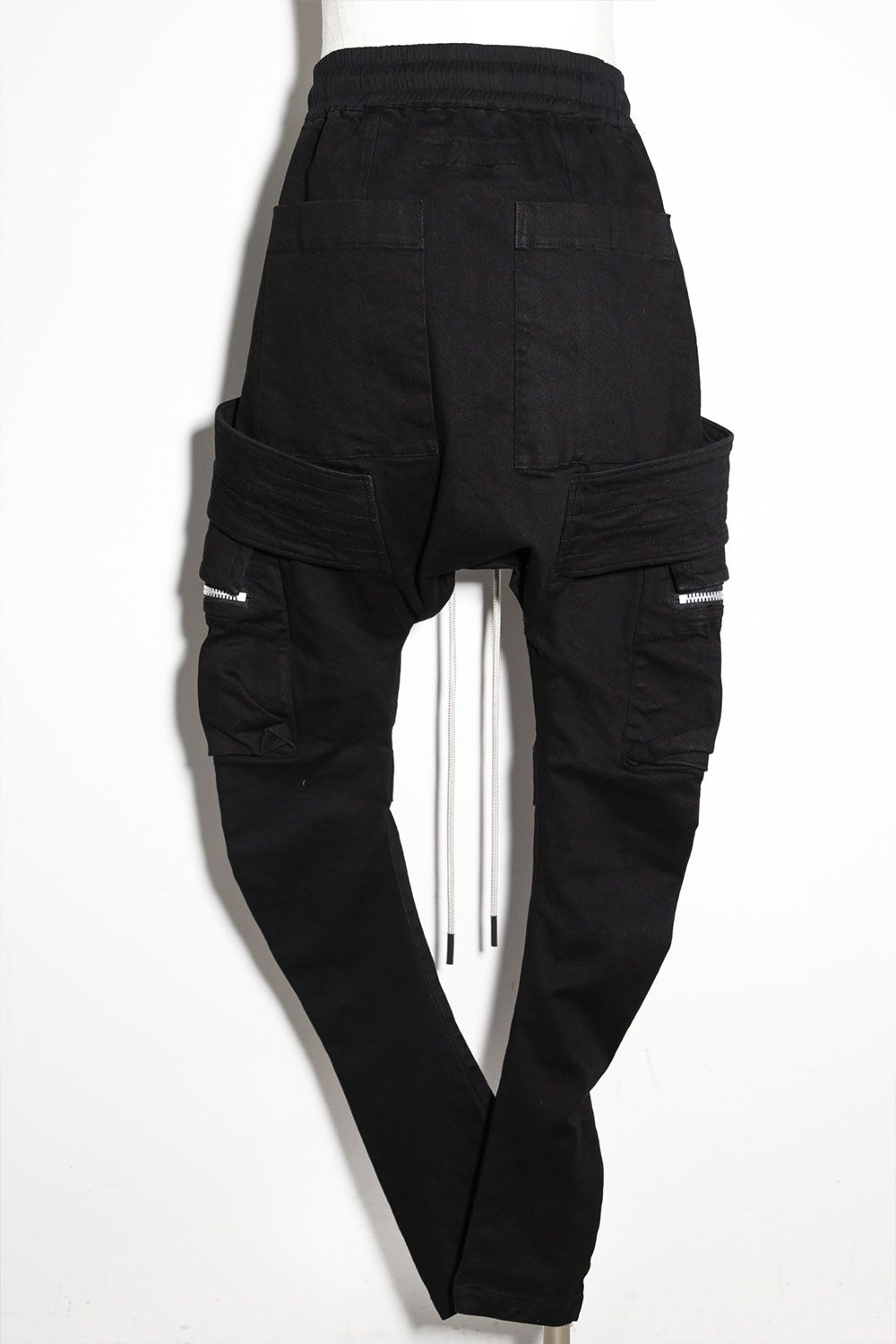 サルエルカーゴスキニーデニム / Denim Cargo Sarouel Skinny / ブラック / ag-6036-1