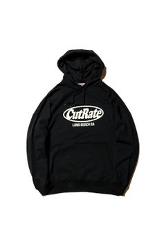 ×VENICE8 COFFEE HOUSE®️ CAFE DOG DROPSHOULDER  PULLOVER HOODIE / ブラック