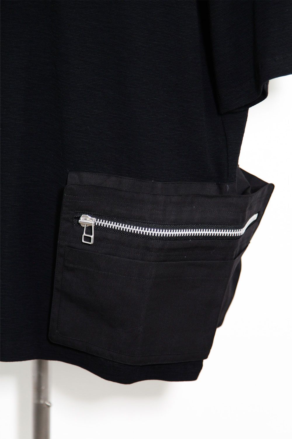 サイドポケットオーバーサイズTシャツ / Side Pocket T-Shirts / ブラック