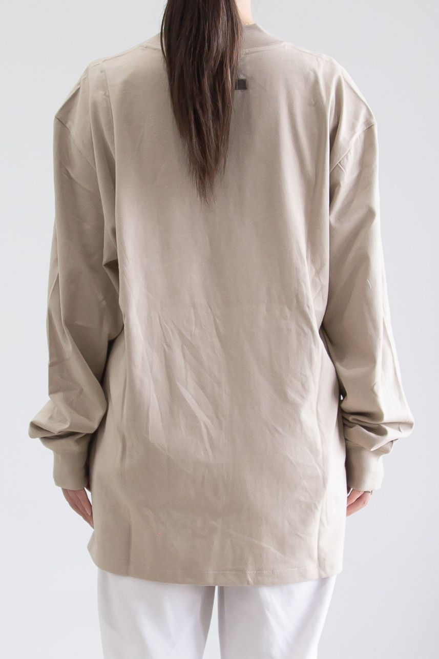 21FW 1POINT LOGO LS TEE / タン