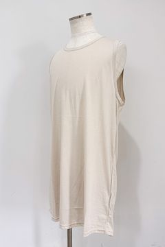 ロングタンクトップ / LONG TANK TOP / ストーン / ag-6083-3