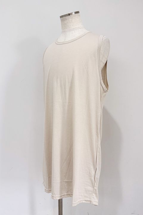 ロングタンクトップ / LONG TANK TOP / ストーン / ag-6083-3