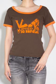 WOMAN SCORPION チビTシャツ / ブラウン