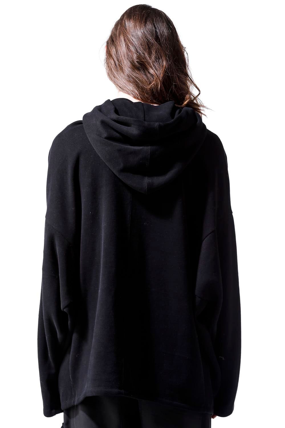 ドルマンフーディーニットプルオーバー / Dolman Hoodie Knit Pullover / ブラック