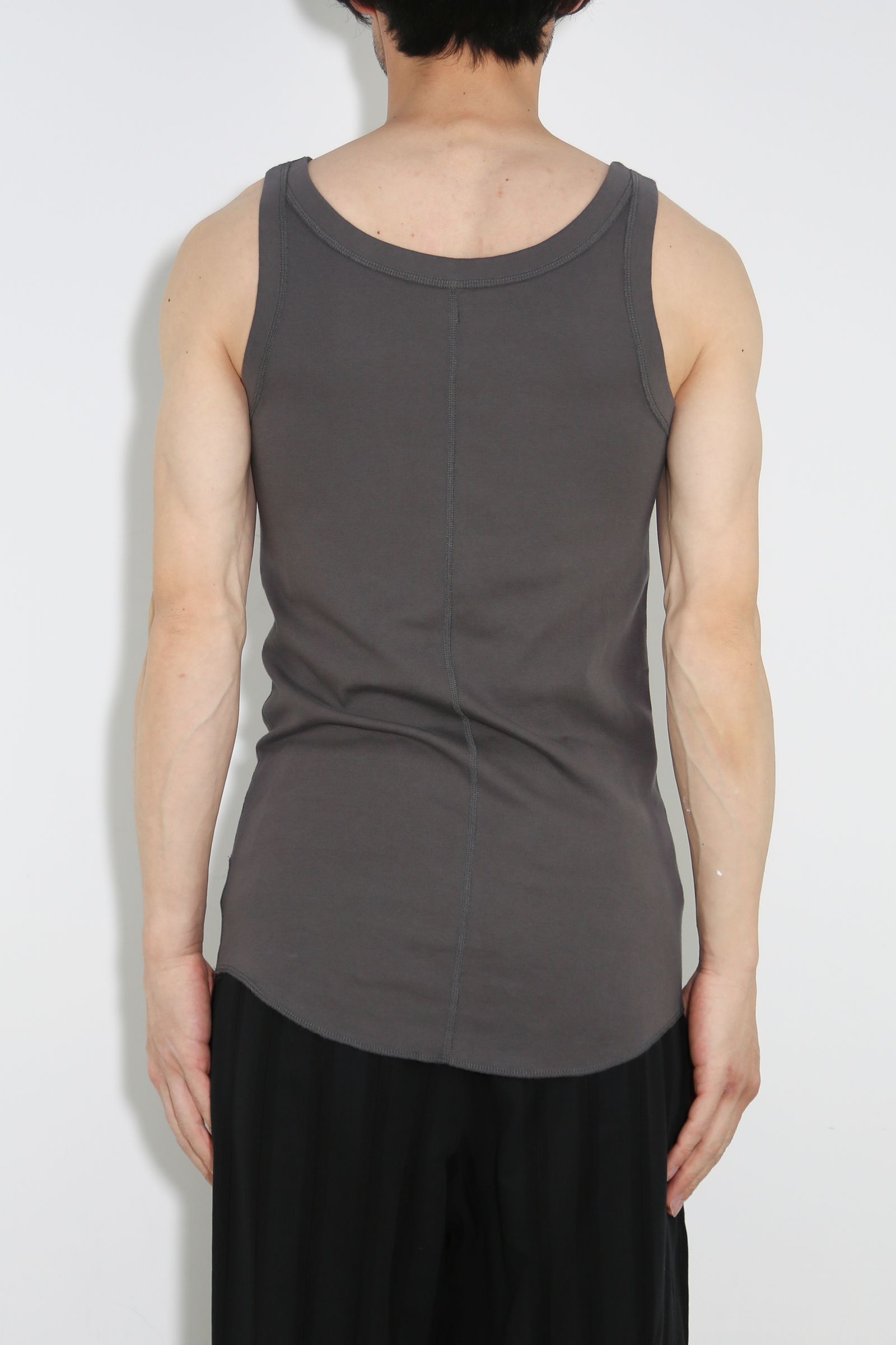 ATTACHMENT - SVIN CO RIB TANK TOP / ブラック | Tempt