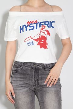 WHIP LASH ショート丈Tシャツ / ホワイト