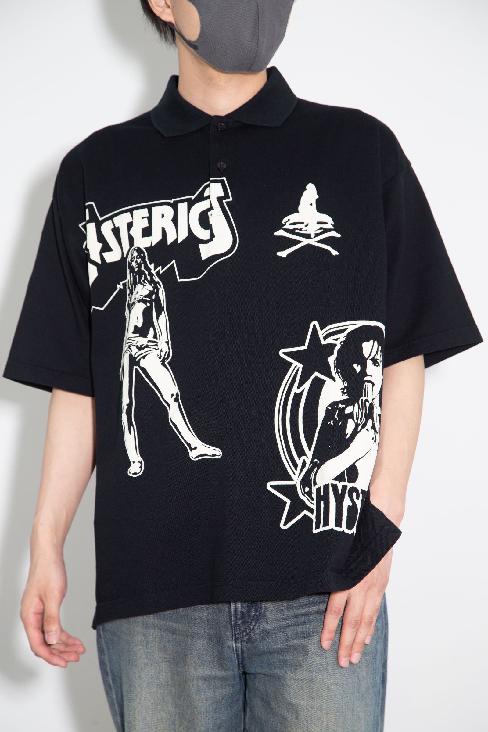 METAL GUID ポロシャツ / ブラック