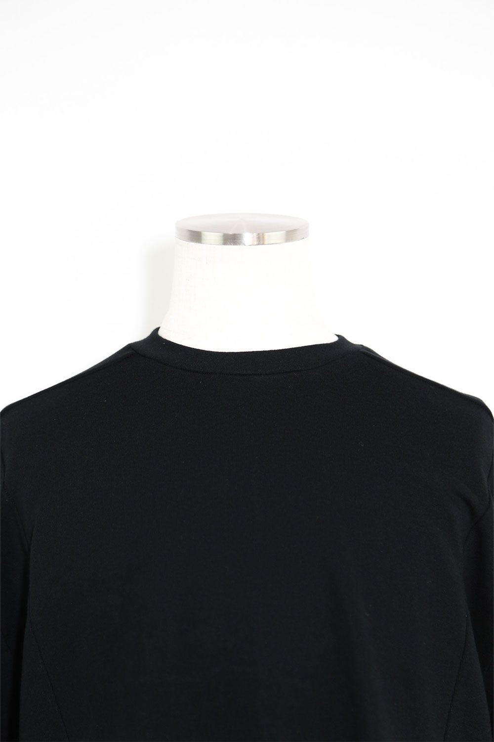 Nylon Combi Sweat Top / ブラック