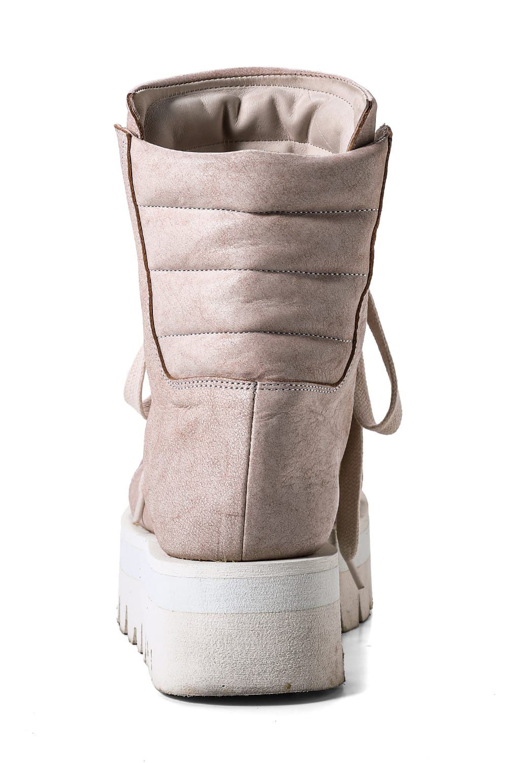 BOOTS / アッシュピンク×ホワイト