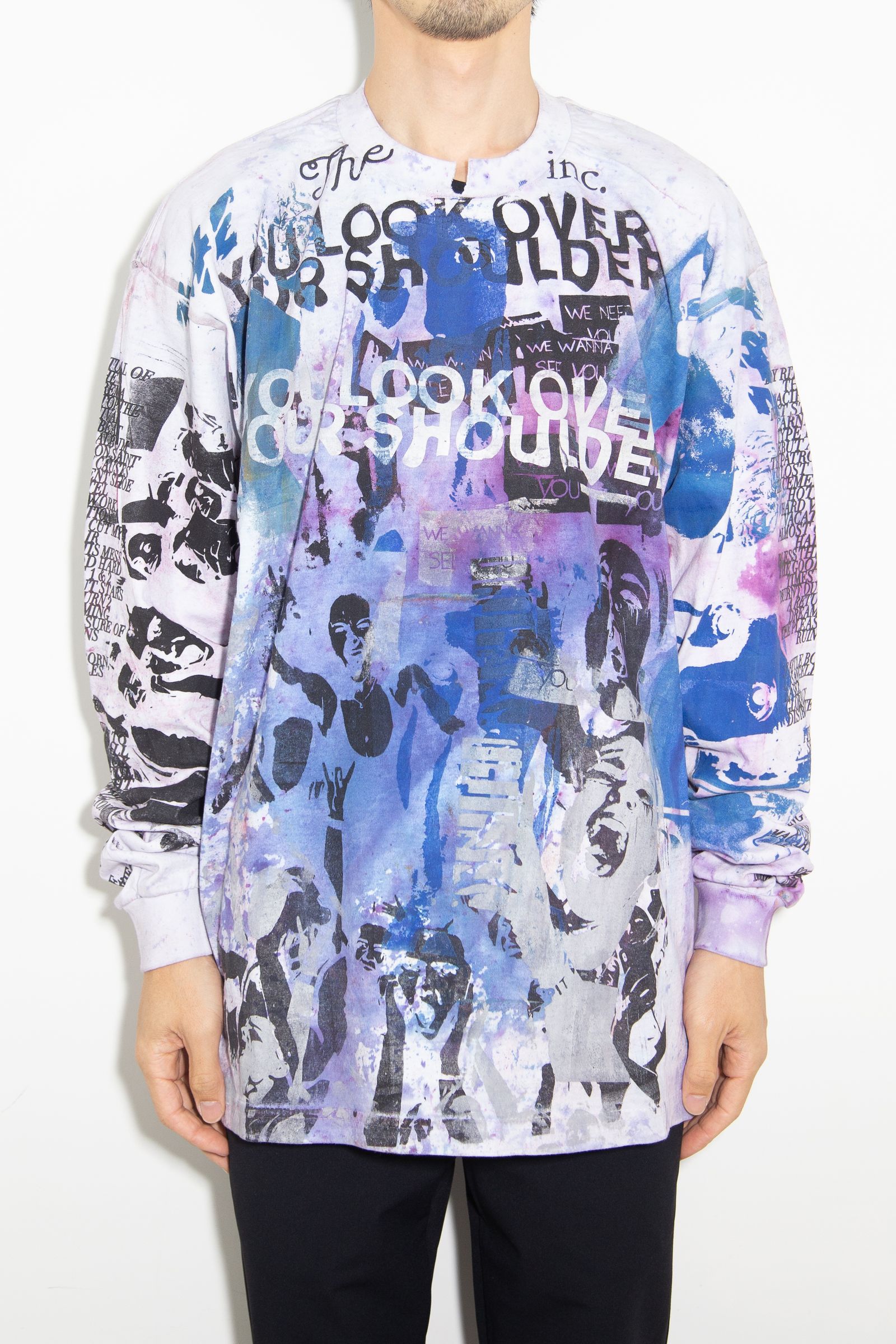 USED LS T- SHIRT  / タイダイ 1