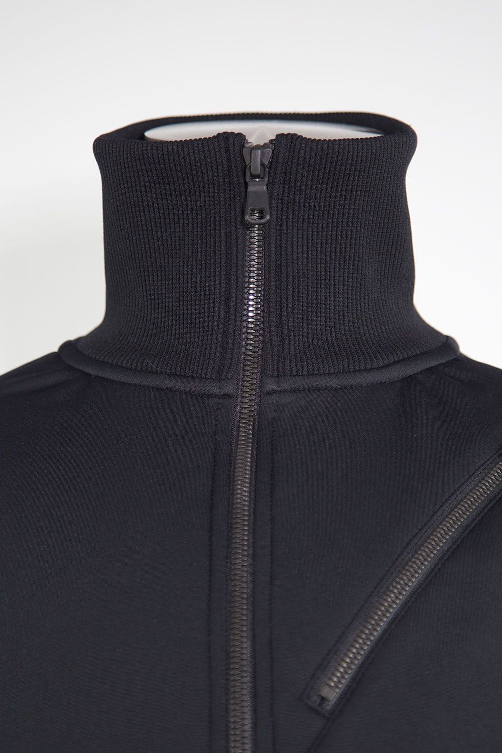 BALLOON ZIP UP JERSEY / ブラック