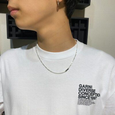 Mix Chain Necklace  / シルバー