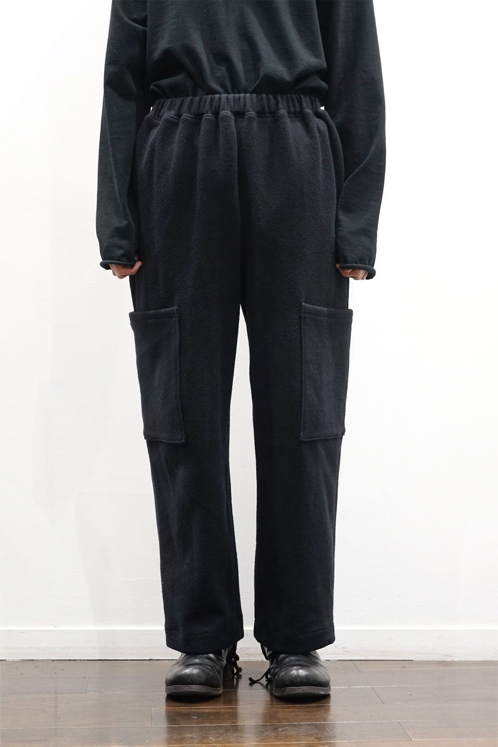 cotton/wool cargo easy pants