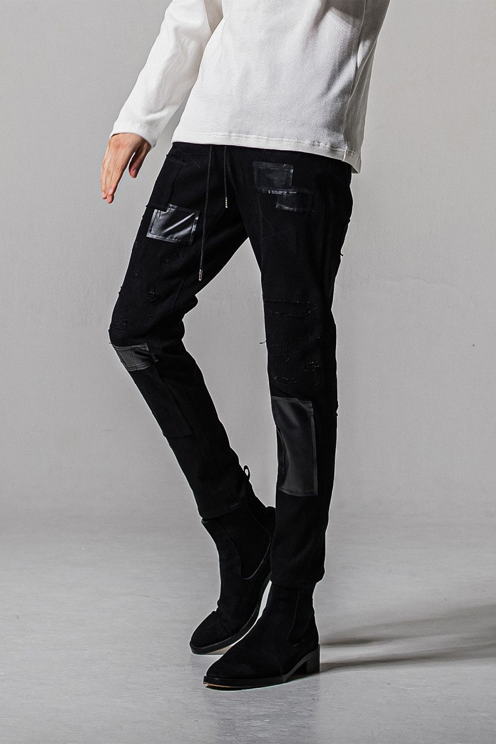 【人気定番商品】MICK DENIM JERSEY / ブラックリメイク