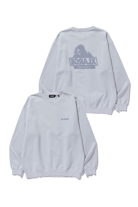 WASHED BACKSIDE OG CREWNECK SWEATSHIRT / グレー
