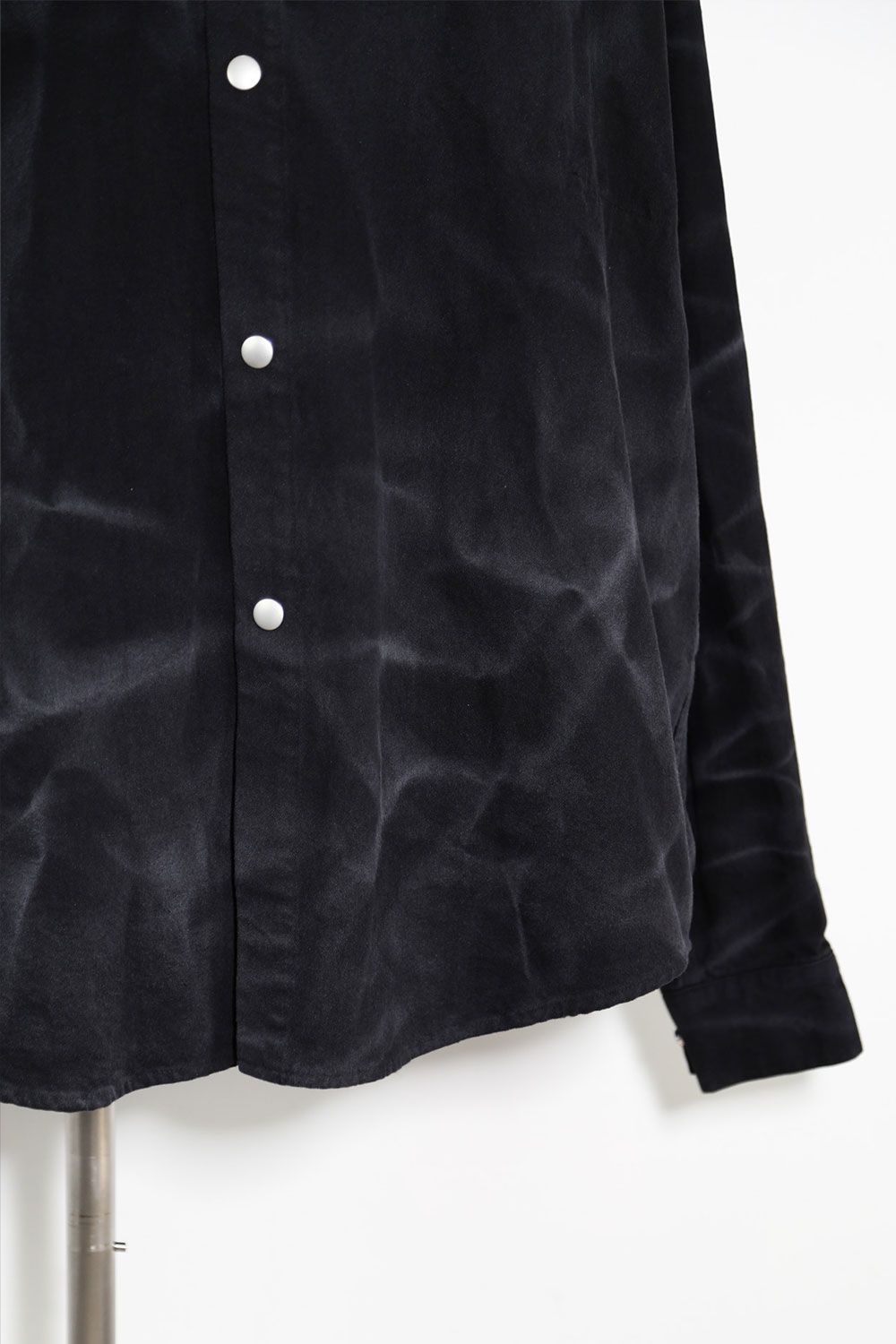 ヴィンテージ染めオーバーサイズシャツ / Vintage Dyed Cocoon Shirts / ブラック
