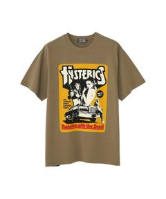 [ラスト1点 サイズM] HYSTERIC MOVIE Tシャツ / カーキ