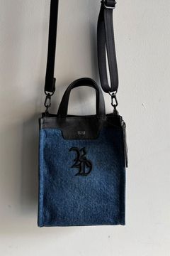 denim mini tote bag