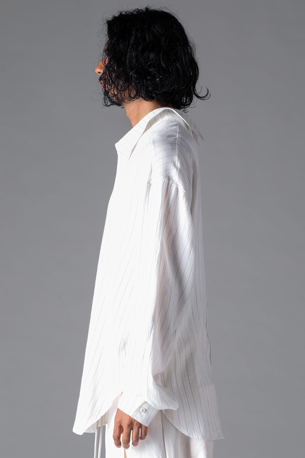 BACK FACE SHIRT / ホワイトストライプ