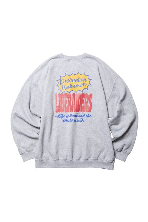 DIALOGUE BALLOON CREWNECK / グレー