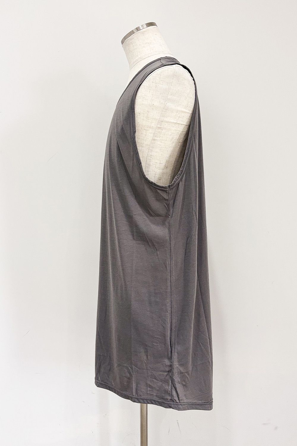 ロングタンクトップ / LONG TANK TOP / グレー / ag-6083-3