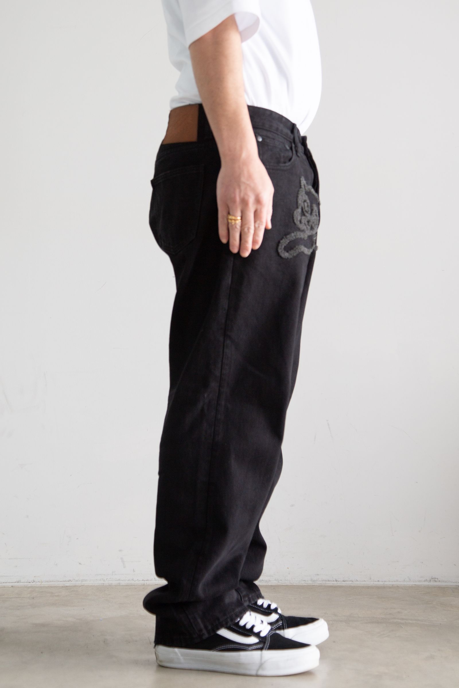 [ラスト1点 サイズ30] 【ICECREAM】BLACK CHERRY DENIM / BLACK CARMEL