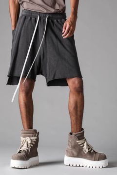 Sumi Dyed Side Slit Shorts