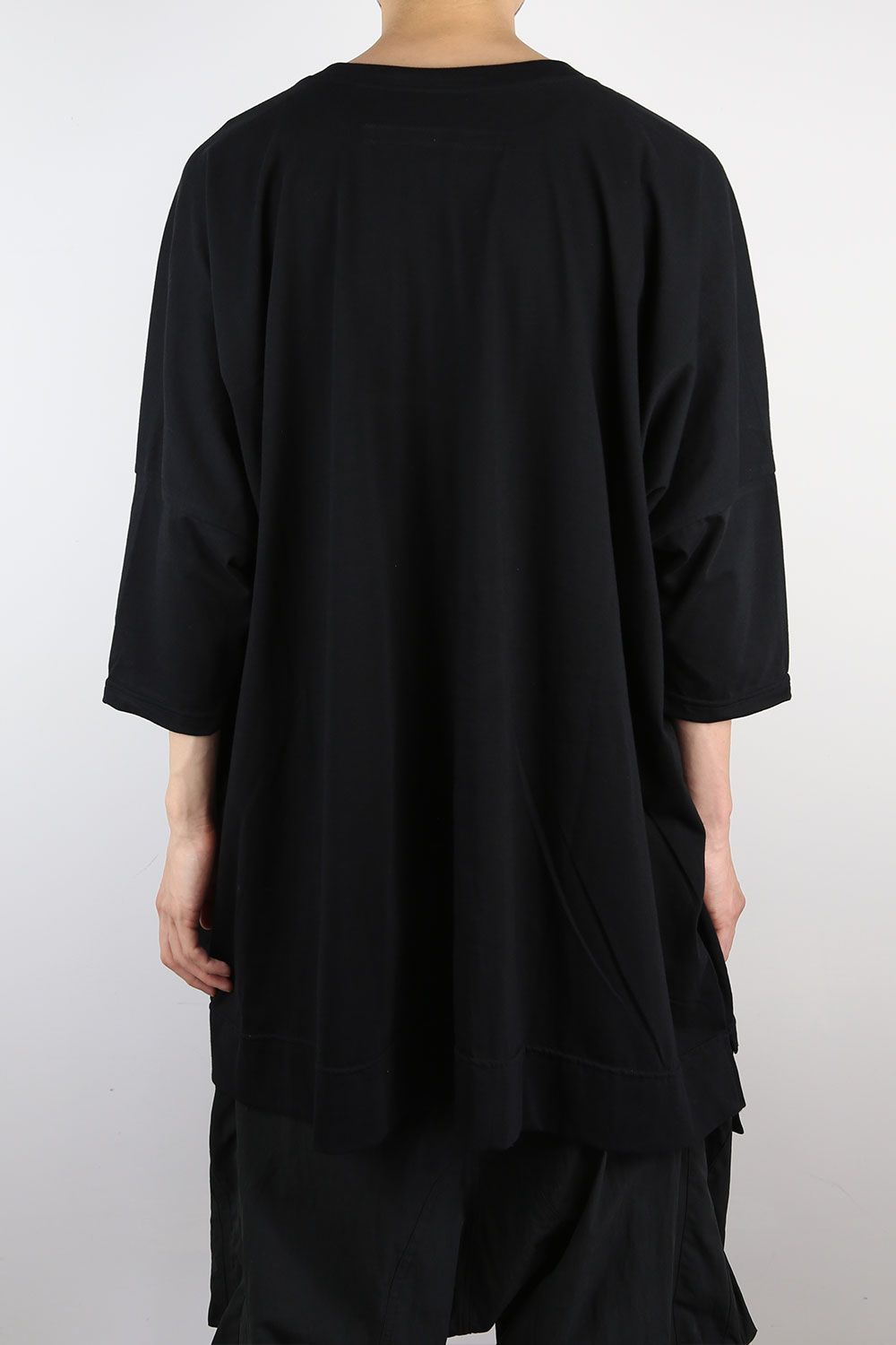 オーバーサイズドルマンTシャツ / OVER SIZED DOLMAN TEE / ブラック