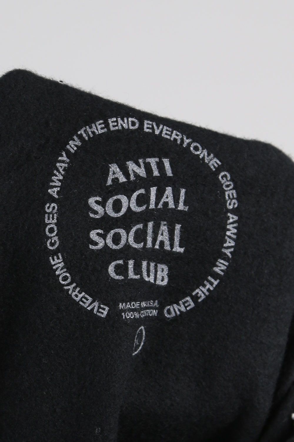 Anti Social Social Club - [ラスト1点 サイズXL] THE HILLS BLACK ...
