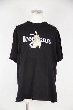 【ICECREAM】RUNNING DOG GLASSES T-SHIRT / ブラック