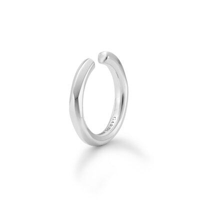 Crockery Hoop Earcuff - M - SILVER