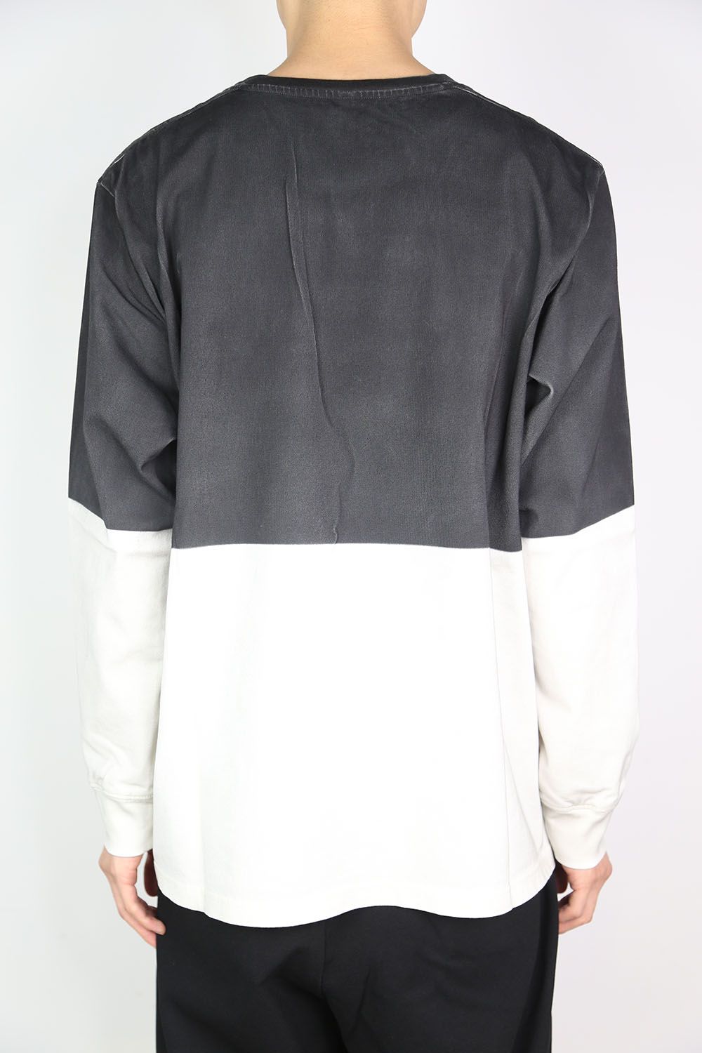 [ラスト1点 サイズ3] PAINT DYE L/S T-SHIRT / ブラック