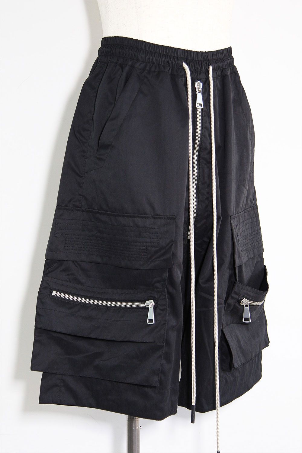 ナイロンカーゴショーツ / Nylon Cargo Pants / ブラック / ag-11023-2