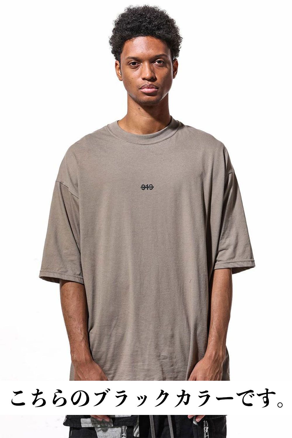 オーバーサイズプリントTシャツ / Type B Over Sized Print Tee / ブラック / ag-9070-2