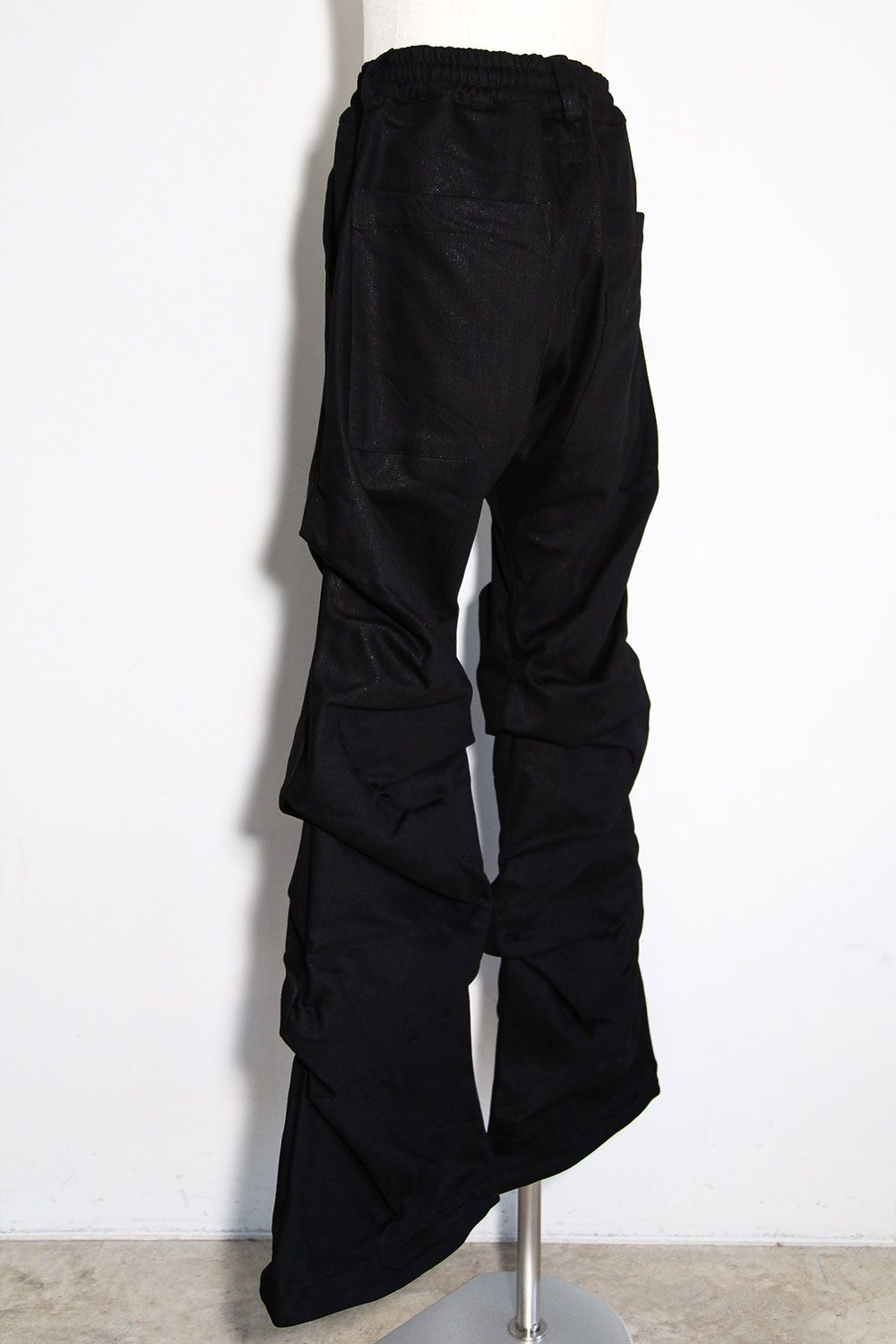 ブーツカットタックパンツ / BOOTS CUT TUCK PANTS / ブラック / ag-8060-2