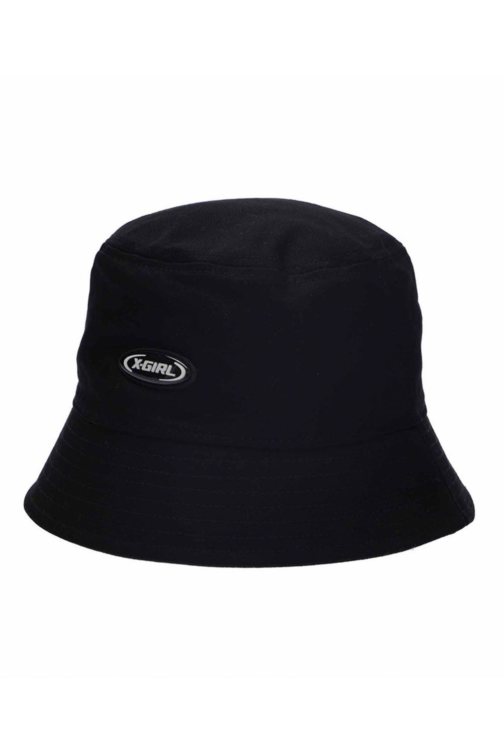 X-girl - BROKEN OVAL LOGO BUCKET HAT / ブラック | Tempt