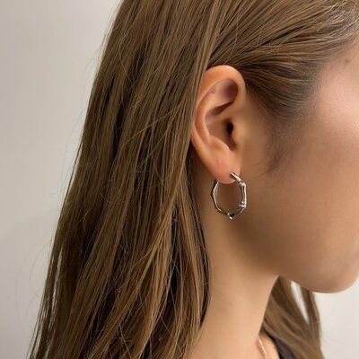 Crockery Bamboo Pierce - L / シルバー