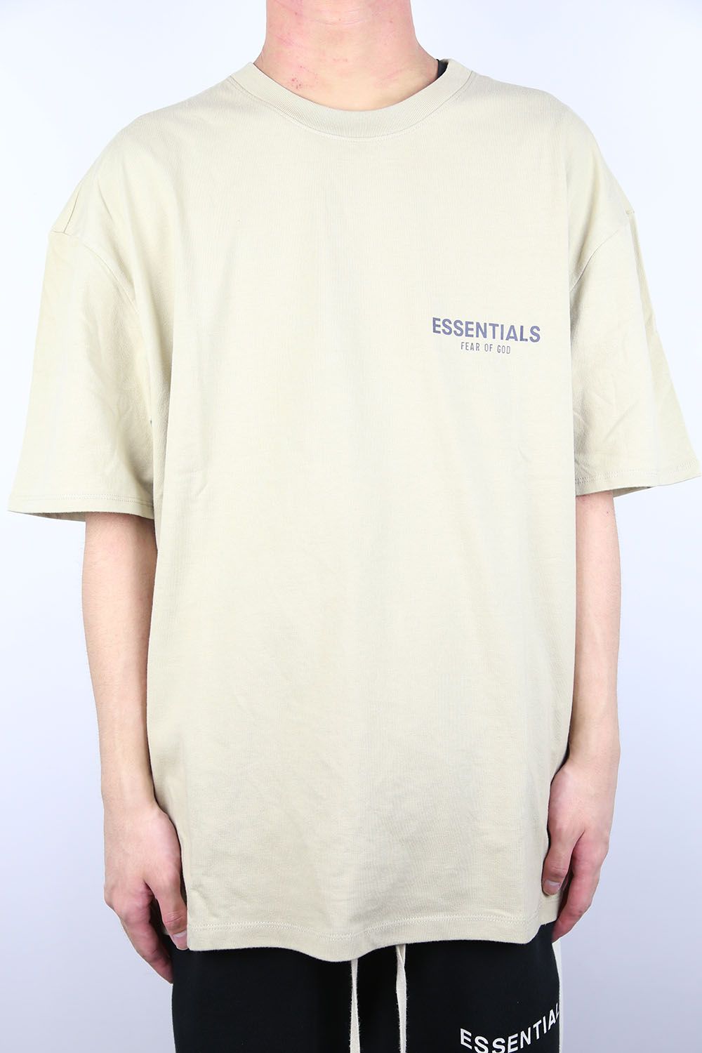 FOG ESSENTIALS - 21FW ONE POINT S/S TEE / ヘザーオートミール | Tempt