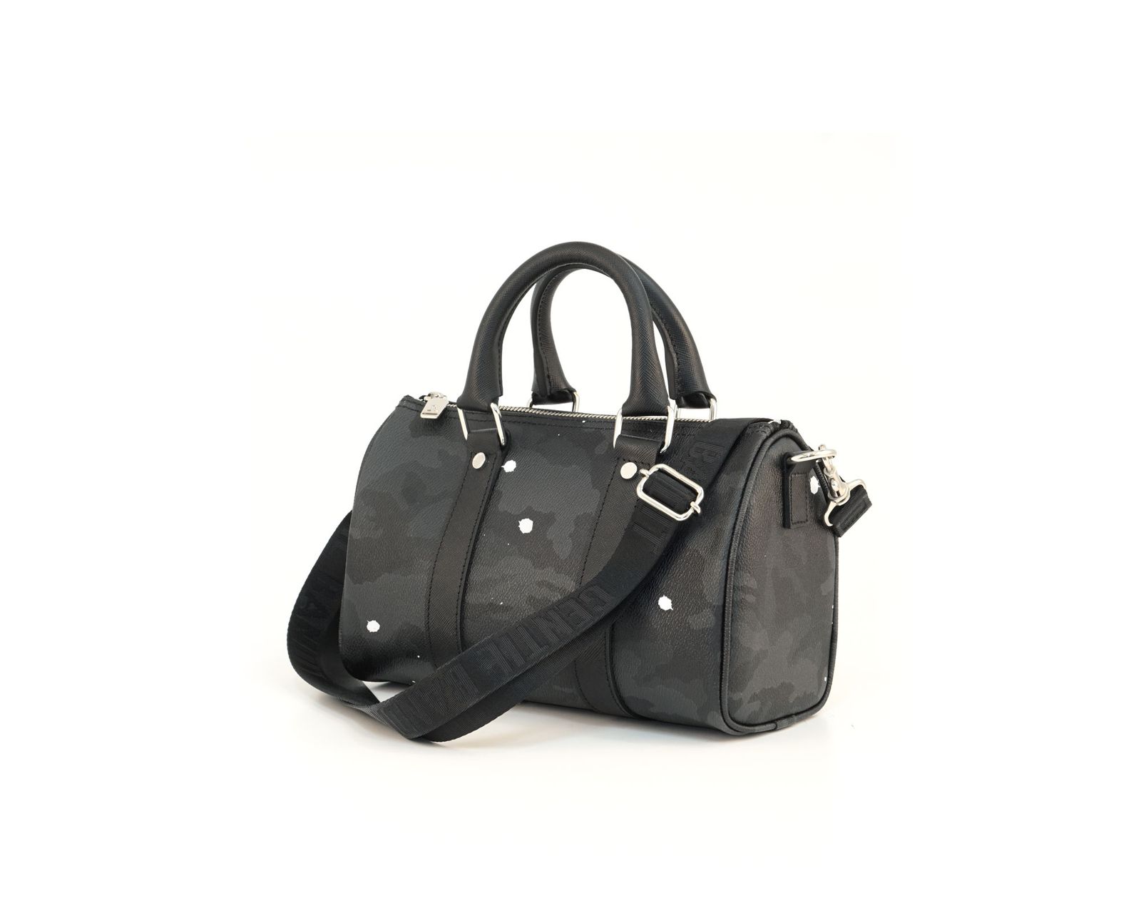 [4月下旬頃入荷予定] ミニボストンバッグ / ブラックカモ