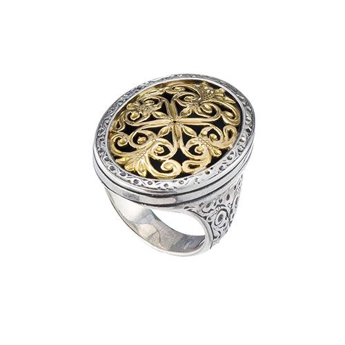 Garden Shadows Big Oval Ring / GR105