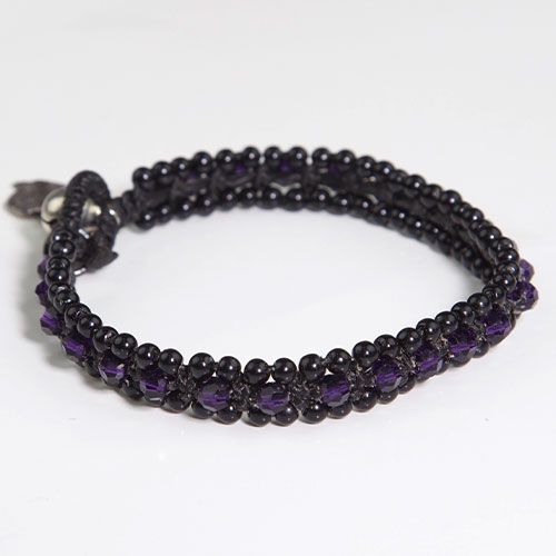 バブルシルバーブレスレット / パープル / BUBBLE SV BRACELET //Purple