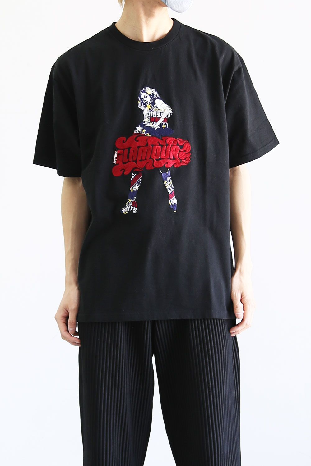 HYSTERIC GLAMOUR - VIXEN GIRL刺繍 Tシャツ / ブラック | Tempt