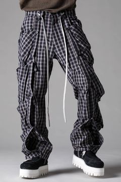 Plaid Side Layered Pants