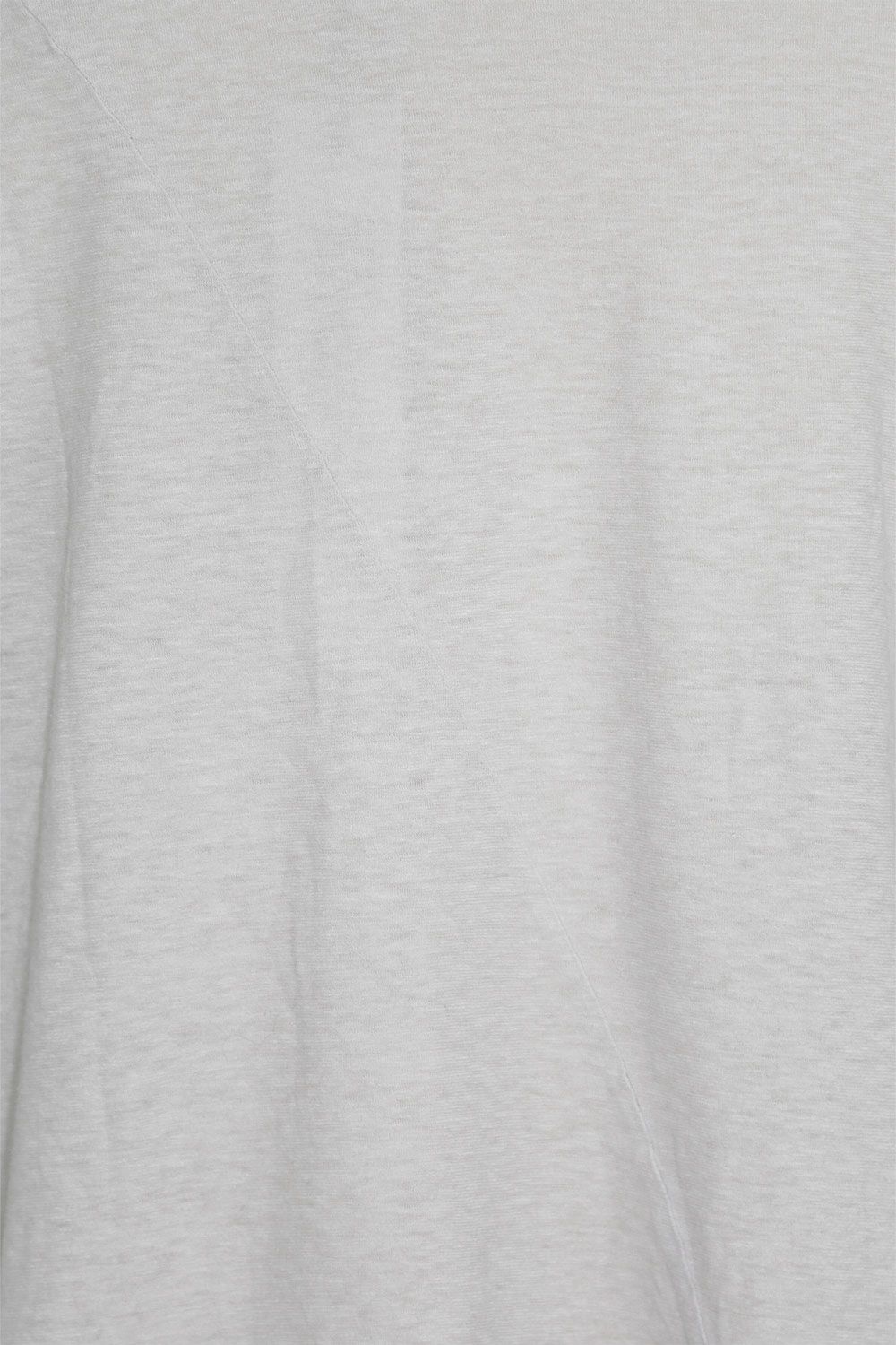 リネンコットンオーバーサイズTシャツ / OVERSIZED T-SHIRT / ライトグレー