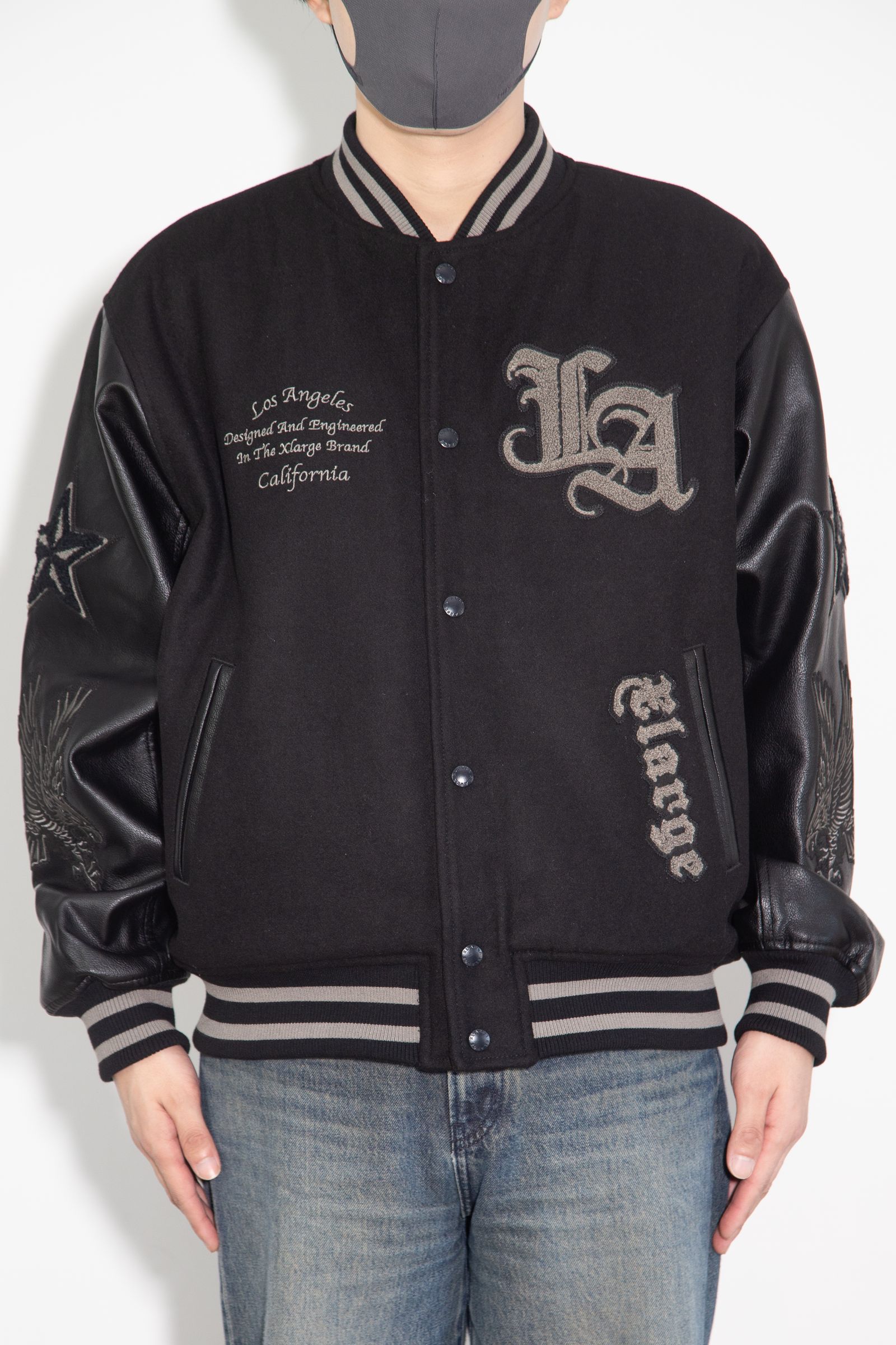 VARSITY JACKET / ブラック