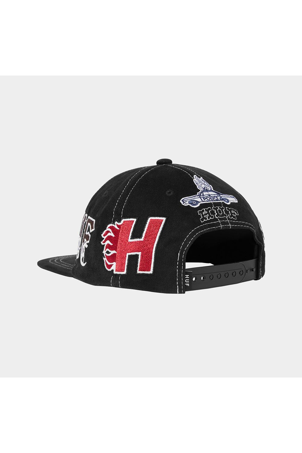 MASHUP 6 PANEL SNAPBACK / ブラック