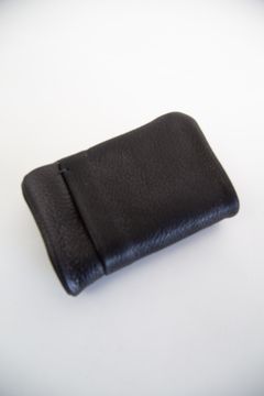 GUIDI GOAT "Capra Gluc" COMPACT MULTI WALLET / ブラック
