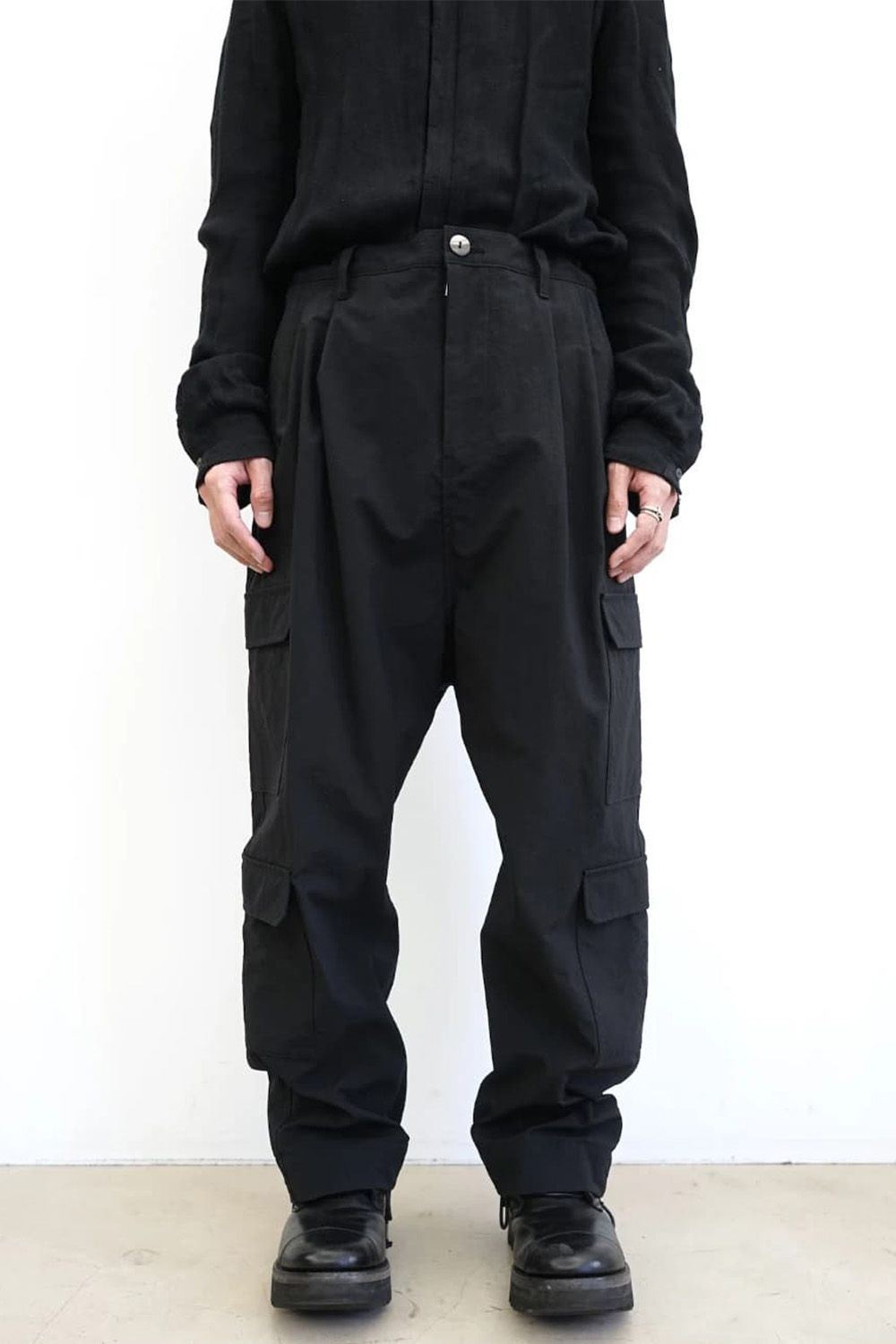 Water-repellent Drop Crotch Pants