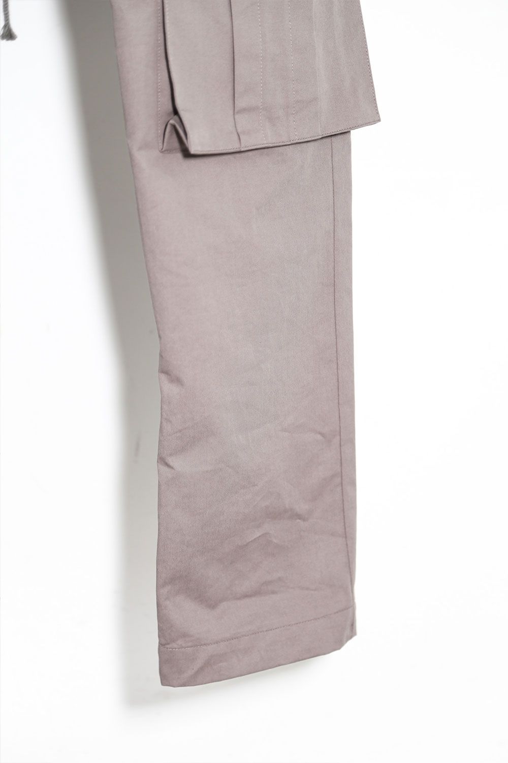 カーゴサルエルイージーパンツ / Front Zip Cargo Sarouel Easy Pants / グレー