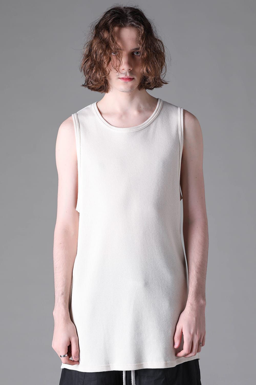 Back-Printed Waffle Jersey Log Sleeve